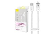 USB-kabel - Baseus Fast Charging cable  USB-A to Lightning Explorer Series 2m 2.4A (white) - CATS010102