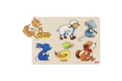 Pusselspel - Goki Background puzzle mother and baby Trä - 57929