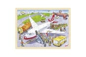 Pusselspel - Goki Puzzle at the airport Golv - 57544