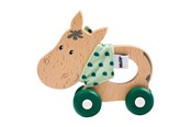 Babyleksaker - Eichhorn Baby HIPP Wooden Push Figure Donkey - 100005867