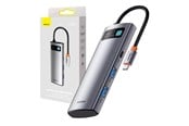USB Hub - Baseus Hub-adapter 7-i-1 USB-C til 2x USB 3.0 + HDMI + USB-C PD USB Hub - USB 3.0 - 7 porte - Grey - WKWG020113