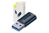 Andra mobiltillbehör - Baseus Ingenuity USB-A to USB-C adapter OTG (blue) - ZJJQ000103