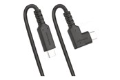 USB-kabel - StarTech.com 6ft (2m) Rugged Right Angle USB-C Cable USB 3.2 Gen 1 (5 Gbps) USB C to C Data Transfer Cable 4K 60Hz DP Alt Mode 100W Power Delivery - RUSB315CC2MBR
