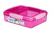 Kökstillbehör - Sistema Snack Attack Duo Lunch 975ml - Pink - 41482-9414202414823