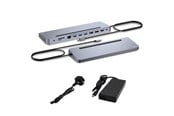 Dockning - I-Tec 11-in-1 - USB-C TB3 TB4 - 2 DP HDMI - 100W PD - C31FLAT2PDPRO100W