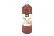 Kreativa spel - Creall School paint Dark brown 1 liter - 01819