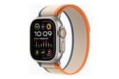 Pulsmätare & Stegräknare - Apple Watch Ultra 2 GPS + Cellular 49mm - Titanium Case with Orange/Beige Trail Loop - M/L - MRF23DH/A