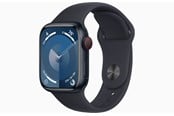 Pulsmätare & Stegräknare - Apple Watch Series 9 GPS + Cellular 41mm - Midnight Aluminium Case with Midnight Sport Band - S/M - MRHR3DH/A