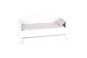 Docka, bamse och tillbehör - Small Foot - Wooden Doll Bed with Drawer and Bedding 4dlg. - 12024