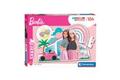 Pusselspel - Clementoni Jigsaw Puzzle Super Color - Barbie Pink Golv - 27163