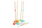 Utomhuslek - Small Foot - Wooden Croquet Offside 20pcs. - 12033