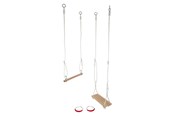 Utomhuslek - Small Foot - Wooden Swing Set 3in1 - 11908