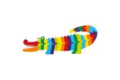 Pusselspel - Small Foot - Wooden ABC Crocodile Puzzle 26dlg. Trä - 3425