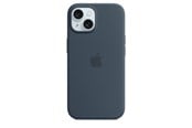Mobile - Covers & Cases - Apple iPhone 15 Silicone Case with MagSafe - Storm Blue - MT0N3ZM/A