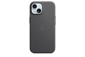Mobile - Covers & Cases - Apple iPhone 15 FineWoven Case with MagSafe - Black - MT393ZM/A