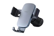 Andra mobiltillbehör - Baseus Metal Age II Gravitational Car Holder on ventilation grid (gray) - SUJS000013