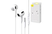 Hörlurar / Headset - Baseus Encok H17 Earphones (white) - NGCR020002