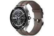 Pulsmätare & Stegräknare - Xiaomi Watch 2 Pro - Silver Case with Brown Leather Strap - BHR7216GL