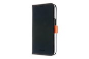 Mobile - Covers & Cases - Insmat FLIPCASE IPHONE 15 BLACK/ORANGE - 650-3192