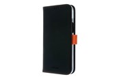 Mobile - Covers & Cases - Insmat FLIPCASE IPHONE 15 PLUS BLACK/ORANGE - 650-3193