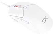 Mus - HyperX Pulsefire Haste 2 - White - Gamingmus - Optic - 6 knappar - Vit - 6N0A8AA