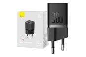 USB-kabel - Baseus Mini wall charger  GaN5 30W (black) - CCGN070401