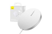 Mobile - Adapters & Chargers - Baseus Magnetic Wireless Charger  Simple Mini3 15W (Silver) - CCJJ040012