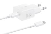 Mobile - Adapters & Chargers - Samsung 25W USB-C GaN Power Adapter (Incl. cable) - White - EP-T2510XWEGEU