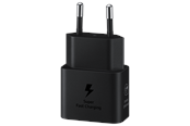 Mobile - Adapters & Chargers - Samsung 25W USB-C GaN Power Adapter - Black - EP-T2510NBEGEU