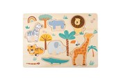 Pusselspel - Small Foot - Wooden Puzzle Safari Trä - 11701