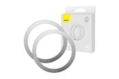 Andra mobiltillbehör - Baseus Halo Magnetic Ring for phones MagSafe (Silver) - PCCH000012