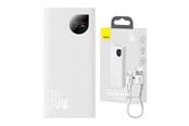 PowerBank - Baseus Powerbank Adaman2 10000mAh 30W White PowerBank - Vit - 10000 mAh - PPAD080002