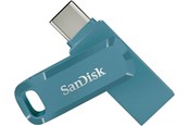 USB-minne - SANDISK Ultra Dual Drive Go - Marinblå - 64GB - USB-minne - SDDDC3-064G-G46NBB