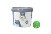 Kreativa spel - Creall Play It Play Sand Green 750gr. - 03206