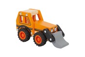 Leksaksbil - Small Foot - Wooden Excavator Orange - 12447
