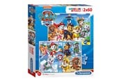 Pusselspel - Clementoni Puzzle PAW Patrol 2x60st. Golv - 21617