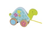 Babyleksaker - Goki Susibelle Wooden Draft Animal Turtle - 54914
