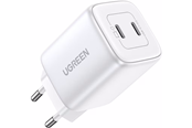 Mobile - Adapters & Chargers - UGREEN Nexode GaN 45W Dual USB-C PD Charger - White - 15327