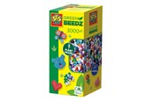 Kreativa spel - SES Creative Green Beedz - Fuse Beads Mix 3000 - 06404