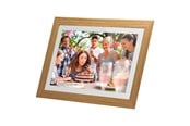 Digital fotoram - Lippa Frameo Digital Picture Frame 10" - Wooden Frame - LPFR10W