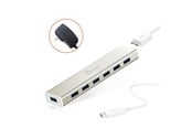 USB Hub - j5create 7-Port USB3.0 Hub USB Hub - USB 3.1 - 7 porte - Gold - JCH377-N