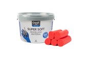 Kreativa spel - Creall Supersoft clay Red 1750gr. - 25011