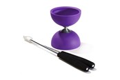 Utomhuslek - Eureka Rubber Diabolo with Aluminum Sticks - Purple - 52515705