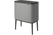 Rengöring - brabantia Bo Touch Bin Mineral Concrete Grey 3 x 11 L - 127229