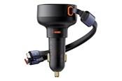 Strömkabel (extern) - Baseus Car Charger  Enjoyment USB-C with USB-C cable and Lightning  60W (black) - C00057802111-00