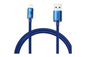 USB-kabel - Baseus Crystal Shine cable USB to Lightning 2.4A 1.2m (blue) - CAJY000003