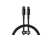 USB-kabel - Baseus Tungsten Gold Cable Type-C to iP PD 20W 1m (black) - CATLWJ-01