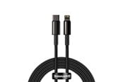 USB-kabel - Baseus Tungsten Gold Cable Type-C to iP PD 20W 2m (black) - CATLWJ-A01