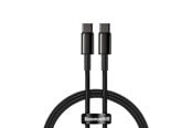 USB-kabel - Baseus Tungsten Gold Cable Type-C to Type-C 100W 2m (black) - CATWJ-A01