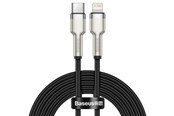 USB-kabel - Baseus USB-C cable for Lightning  Cafule PD 20W 1m (black) - CATLJK-A01